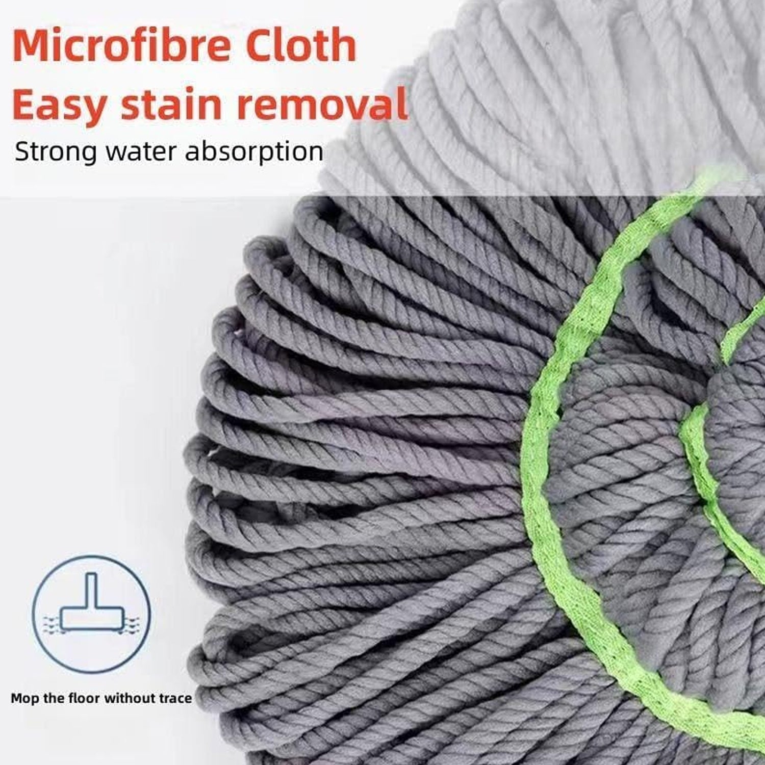 Squeeze Twist Mop Self Wringing Mop, Stainless Steel Handle (1 Pc) Squeeze Twist Mop Self Wringing Mop, Stainless Steel Handle (1 Pc)